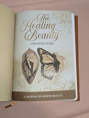 The Healing Beauty Journal - Tan & Cream Cover